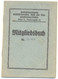 MITGLIEDSBUCH YEAR 1937 WIEN POST UND TELEGRAPHEN - Historische Documenten