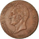 Monnaie, Monaco, Honore V, 5 Centimes, Cinq, 1837, Monaco, TTB, Cuivre - Charles III.