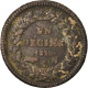 Monnaie, Monaco, Honore V, Decime, 1838, Monaco, TB, Cuivre, Gadoury:105 - Charles III.