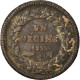 Monnaie, Monaco, Honore V, Decime, 1838, Monaco, TB, Cuivre, Gadoury:105 - 1819-1922 Honoré V, Charles III, Albert I