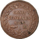 Monnaie, Monaco, Honore V, 5 Centimes, Cinq, 1837, Monaco, TTB, Cuivre - Charles III.