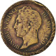 Monnaie, Monaco, Honore V, Decime, 1838, Monaco, Cuivre Jaune, TB+, Cuivre - Charles III.