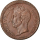 Monnaie, Monaco, Honore V, Decime, 1838, Monaco, TTB, Cuivre, Gadoury:105 - 1819-1922 Onorato V, Carlo III, Alberto I