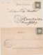 ALLEMAGNE - WÜRZBURG - 2 CARTES - SCHÖN STEMPEL 1898 ZWEIBRUECKEN - 2 AK - Würzburg