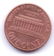 U.S.A. 2008 D: 1 Cent, KM 201a - 1959-…: Lincoln, Memorial Reverse