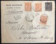 Lettre Recommandée Mixte Sage/mouchon à 55c N° 97 & 117 Obl De Bordeaux Les Salinieres Pour Oloron Ste Marie TTB - 1898-1900 Sage (Tipo III)