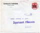 OC3 Sur Lettre (courrier Bancaire) D'Antwerpen Vers Liège - OC1/25 Gouvernement Général