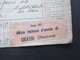 Italien 1914 Auslandspaketkarte Zusatzfrankaturen Und Vielen Stempeln Tremezzo  - Ostende Stempel Chiasso - Paketmarken