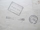 Delcampe - Italien 1914 Auslandspaketkarte Zusatzfrankaturen Und Vielen Stempeln Tremezzo  - Ostende Stempel Chiasso - Pacchi Postali