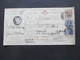 Italien 1914 Auslandspaketkarte Zusatzfrankaturen, Viele Stempel Torre Del Greco - Ostende Belgien - Paketmarken