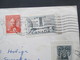 Kanada / Canada 1958 Air Mail Von Huntsville Nach Backa Palanga Jugoslawien Mit 4 Marken / 1x Eckrandstück - Storia Postale