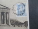 Griechenland 1937 Bildseitig Frankierte AK Athen / Athenes Theseion Nach Backa Palanka Jugoslawien Gesendet - Storia Postale