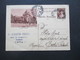 1932 Bildpostkarte Ganzsache Le Palais De La Poste Stempel Dr. Augustin Fischer Medic De Circumscritie Kreisarzt Deta - Storia Postale