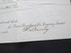 England GB 1907 Dokument / Bankwechsel Mit Briefmarke Als Fiskalmarke / Steuermarke Verwendet ?!? - Storia Postale