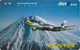 Télécarte Japon RECTO VERSO Double Face - AVION - ANA Marine Jumbo & MONT FUJI - Japan Phonecard - Aviation 2393 - Airplanes