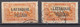 FRANCE COLONIES - 2 TP LATTAQUIE - SURCHARGE SUR TP 4 PIASTRES DAMAS SYRIE - Used Stamps