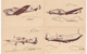 Serie Complete 36 Cpa-aviation De Guerre ( 39 - 45 )- Illustrateur A Identifier-correspondance Entiere -aulnat  (63) - Autres & Non Classés