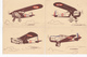 Serie Complete 36 Cpa-aviation De Guerre ( 39 - 45 )- Illustrateur A Identifier-correspondance Entiere -aulnat  (63) - Autres & Non Classés