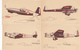 Delcampe - Serie Complete 36 Cpa-aviation De Guerre ( 39 - 45 )- Illustrateur A Identifier-correspondance Entiere -aulnat  (63) - Autres & Non Classés