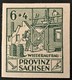 1946 Provinz Sachsen : Wiederaufbau Mit Plattenfehler IV Mi.87 B IV**) - Altri & Non Classificati