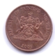 TRINIDAD & TOBAGO 2005: 1 Cent, KM 29 - Trinidad & Tobago