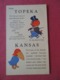From  Topeka  Kansas > Topeka     Ref 4094 - Topeka