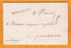 1754 - Marque Postale DEVERSAILLES Sur Lettre Pliée Avec Corresp 2 Pages Vers Pont à Mousson, Moselle - 1701-1800: Precursors XVIII