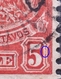 TELEGRAPH STAMP - 5 C-ERROR -RARE - VARIATION -OVERPRINT CORREOS-CHILE-1904 - Chile