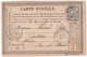 Carte Précurseur 1877 / Cachet De Provins Et Nangis 77 / Seine Et Marne / Exp Grenier Café De L'Est à Provins - Vorläufer