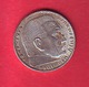 2 Reichsmark 1939A  Paul Von Hindenburg 1847-1934 - ARGENT DIAM 25 - EP 2.15 -  8 GR - FRAPPE MEDAILLE - 2 Reichsmark