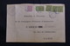TUNISIE - Affranchissement Plaisant Sur Devant D'enveloppe Commerciale De Tunis En 1904 Pour Paris - L 61362 - Lettres & Documents