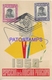 134169 PARAGUAY EXPOSICION DE LA INDUSTRIA 1958 MULTI STAMPS POSTAL POSTCARD - Paraguay