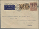 Großbritannien: 1933/1940, Lot Of Seven Commercial Airmail Covers (six Of Them Sent From Lurgan, Nor - Briefe U. Dokumente
