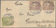 Polen: 1915/1941, Lot Of Five Entires, Incl. 1915 Warsaw Local Mail Cover, 1925 Airmail Card Bearing - Lettres & Documents