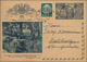 Polen: 1915/1941, Lot Of Five Entires, Incl. 1915 Warsaw Local Mail Cover, 1925 Airmail Card Bearing - Lettres & Documents