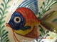 ASSIETTE MURALE POISSON . - . SIGNEE AU DOS - A IDENTIFIER. DIAMETRE 28 CMS - POIDS 1,012 KGS - Sonstige & Ohne Zuordnung