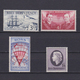 ROSS DEPENDENCY 1957, SG #1-4, Ships, Maps, Queen Elizabeth, MH - Nuevos