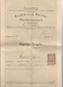 V1 - 1916 Abgangszeugnis Der Erzherzog Rainer Handelsschule, Dok. 2 Seitig A3 Format, Gefaltet - Autres & Non Classés
