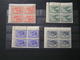 GREECE 1943 Airmaol Winds [part II] Blok Of 4  MNH - Ongebruikt