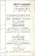 Programme Petit Casino De Vichy 1935 "La Mouche Espagnole" Vaudeville Bach Et Devère Georges Zehr Laurence Parfait... - Programs