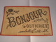 RARE CPA !! OSTICHES ( ATH ) - UN BONJOUR ( 1906 - CARTE A PAILLETTES - EDITION PREAUX ) - Ath