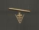 Insigne ,militaria ,1939-45 , Croix De Lorraine , FORCE FRANCAISE , 2 Scans , 25 X 20 Mm - Other & Unclassified