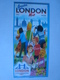 GREATER LONDON MAP - UK, 1985 APROX. - Tourism Brochures