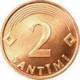 LATVIAN LETTLAND 2 SANTIMI - COIN 2006 Y - UNC - Letland