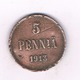 5 PENNIA  1913 FINLAND /4104/ - Finnland