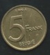 5 Francs Belgique 1994  LAUPI 12401 - 5 Francs
