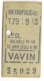 ANCIEN TICKET DE METRO PARIS VAVIN      C340 - Europe