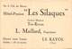 20-7933 : CARTE DE VISITE. HOTEL PENSION. LES SILAQUES. L. MAILLARD. LE RAYOL - Rayol-Canadel-sur-Mer