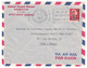 1960 - TIMBRE N° 337A MARIANNE DE MULLER SURCHARGÉ CFA Sur LETTRE SECAP ST SAINT DENIS REUNION Pour LYON FRANCE MOUSSA - Covers & Documents