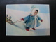 USSR Soviet Russia Doll Dolls Eskimo  Eskimos On A Sled Unused Postcard Clean Askinazi 1968 - Jeux Et Jouets